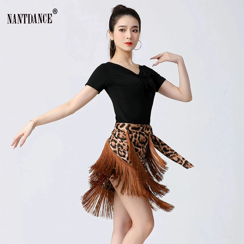 Leopard latin dance skirt with tassels Women Latin Dance Skirt Performance Adult Dance Skirt Fringed Hip Scarf Practice Costumes
Leopard latin dance skirt with tassels Women Latin Dance Skirt Performance Adult Dance Skirt Fringed Hip Scarf Practice Costumes