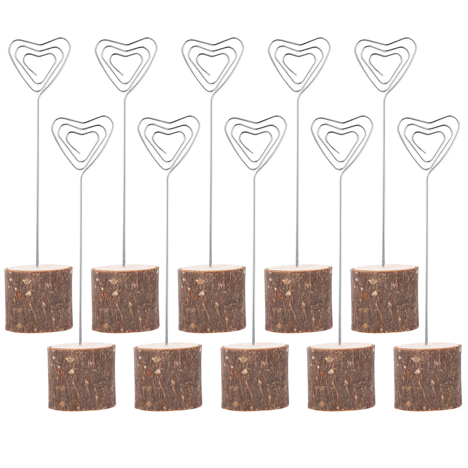 10 Pcs Wooden Photo Clip Tree Bark Card Holders Table Number Memo Clips Picture Stands Wedding Decor DIY Accessories
10 Pcs Wooden Photo Clip Tree Bark Card Holders Table Number Memo Clips Picture Stands Wedding Decor DIY Accessories