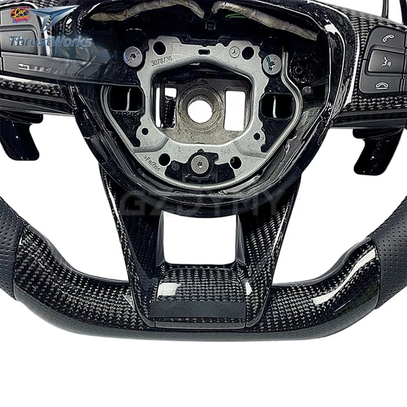 TOP - W205 C205 W213 C238 X253 C- E/GLC-Class Peorated Leather Black Carbon Fiber Airplane Steering Wheel
TOP - W205 C205 W213 C238 X253 C- E/GLC-Class Peorated Leather Black Carbon Fiber Airplane Steering Wheel
