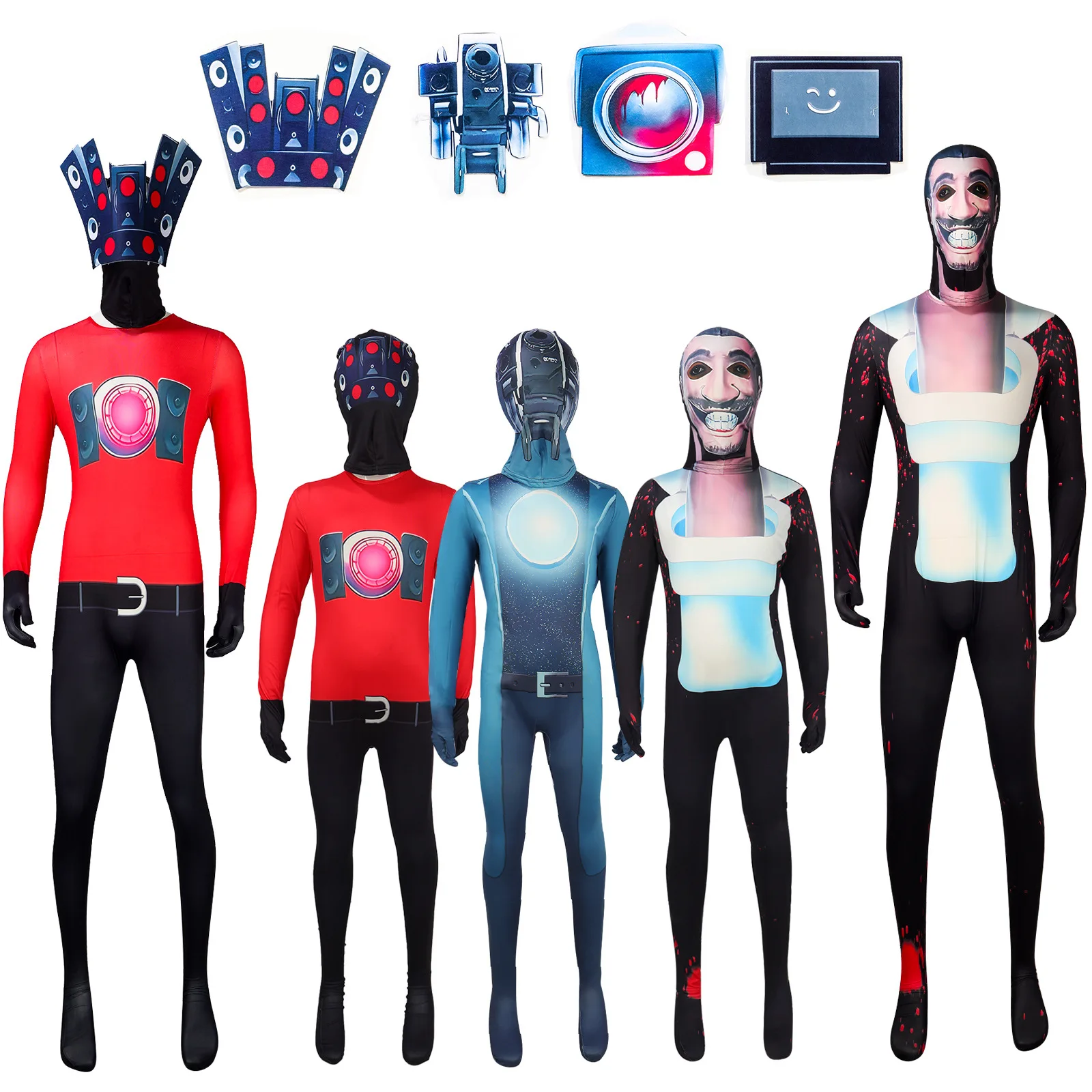 Cute And Quirky New Jumpsuit, Horror Game, 3D Sound System, Camera Man, Toilet Man, Tight Jumpsuit, Cosplay
Cute And Quirky New Jumpsuit, Horror Game, 3D Sound System, Camera Man, Toilet Man, Tight Jumpsuit, Cosplay