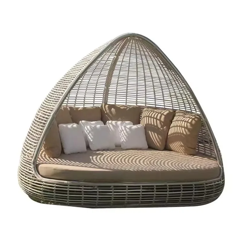 Outdoor Daybed Rattan Pool Sun Bed Comfortable Garden Furniture for Home Decor
Outdoor Daybed Rattan Pool Sun Bed Comfortable Garden Furniture for Home Decor