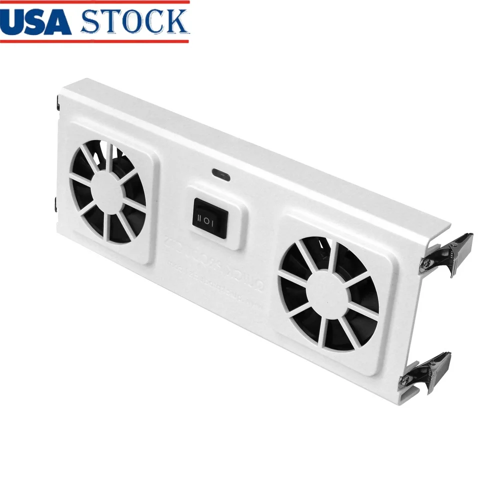 12 В вентилятор для холодильника на колесах, циркуляция воздуха, предотвращение мороза, клипса с тумблером, простая установка, эффективность охлаждения 
12 В вентилятор для холодильника на колесах, циркуляция воздуха, предотвращение мороза, клипса с тумблером, простая установка, эффективность охлаждения