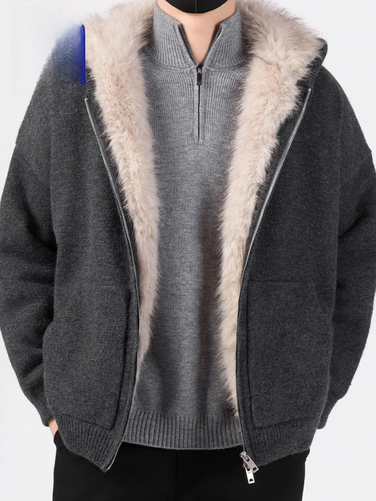 Мужская зимняя теплая свободная вязаная толстовка Lormen на молнии, повседневная, из мягкого дышащего полиэстера и нейлона
Мужская зимняя теплая свободная вязаная толстовка Lormen на молнии, повседневная, из мягкого дышащего полиэстера и нейлона