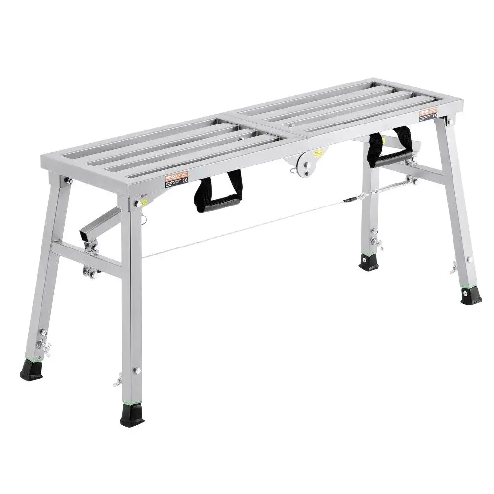Adjustable Height Portable Scaffolding Work Platform 400lb Load Capacity Heavy Duty Construction Ladder
Adjustable Height Portable Scaffolding Work Platform 400lb Load Capacity Heavy Duty Construction Ladder