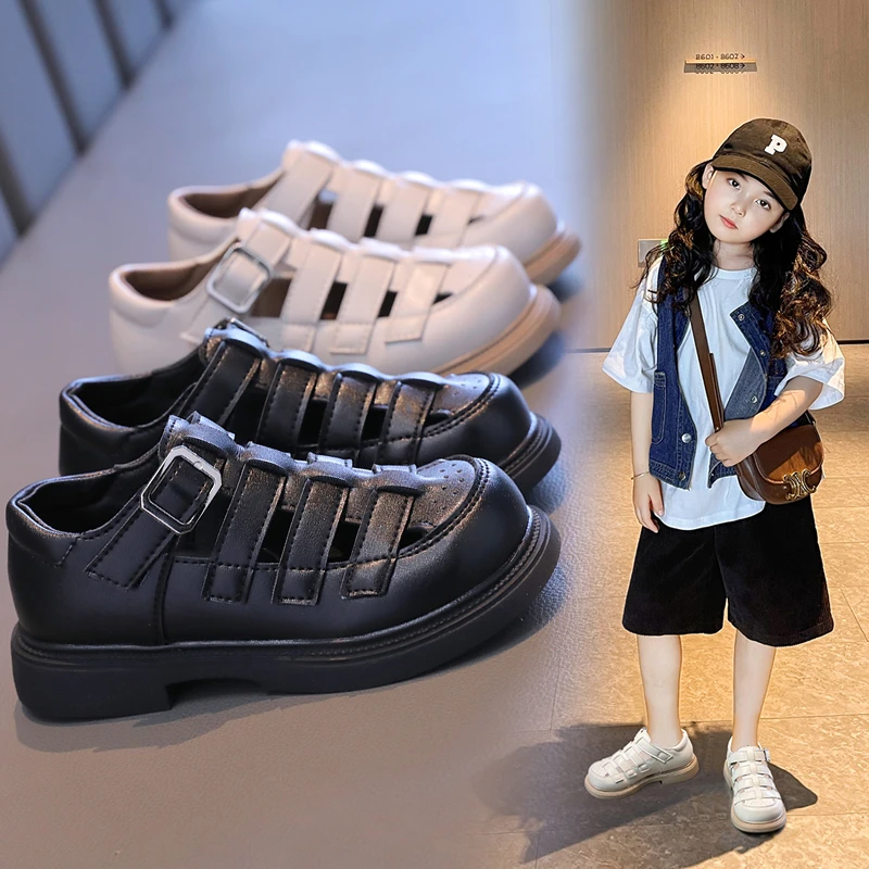 2024 Summer Children's Sandals Fashion Thick Bottom Toddlers Beach Shoes Causal Hollow-out Kids Girls Sandals Solid Color
2024 Summer Children's Sandals Fashion Thick Bottom Toddlers Beach Shoes Causal Hollow-out Kids Girls Sandals Solid Color