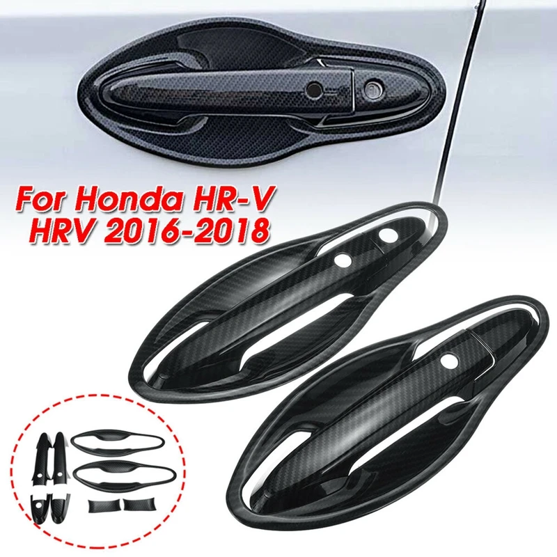 Для Honda HRV HR-V Vezel 2014-2019 накладка на дверную ручку автомобиля чаша из углеродного волокна накладки Защитная крышка наклейки автостайлинг
Для Honda HRV HR-V Vezel 2014-2019 накладка на дверную ручку автомобиля чаша из углеродного волокна накладки Защитная крышка наклейки автостайлинг