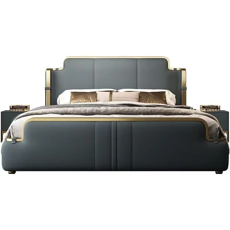 ¥#Modern Light Luxury Leather Easy Assembled Upholstered Soft Queen Size Bed Frame with Storage Double Bed for Living Room
¥#Modern Light Luxury Leather Easy Assembled Upholstered Soft Queen Size Bed Frame with Storage Double Bed for Living Room