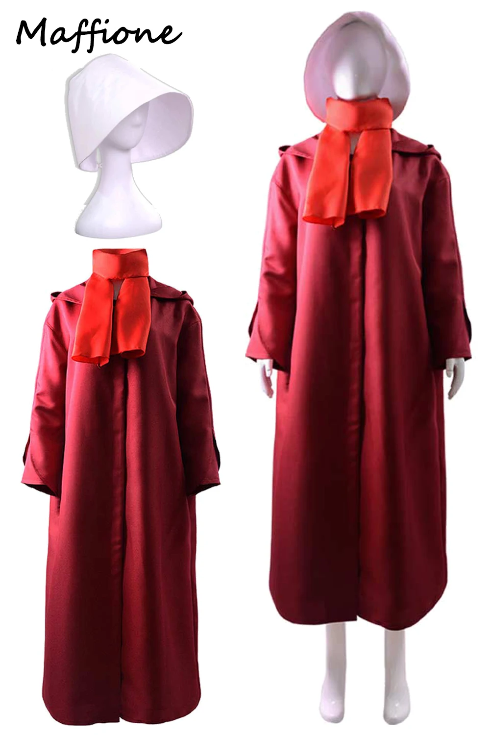 Handmaid Косплей ТВ Handmaid Tale Костюм Шляпа Женская Маскировка Красный Плащ Платье Шарф Белая Шляпа Комплект Костюмы Для Хэллоуина
Handmaid Косплей ТВ Handmaid Tale Костюм Шляпа Женская Маскировка Красный Плащ Платье Шарф Белая Шляпа Комплект Костюмы Для Хэллоуина