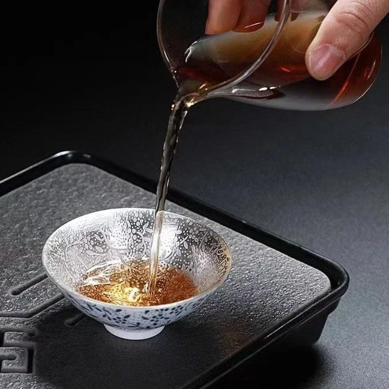 Creative 999 Sterling Silver Master Cup Ceramic Teacups Office Small Tea Bowl Household Handmade Chinese Kung Fu Drinkware
Creative 999 Sterling Silver Master Cup Ceramic Teacups Office Small Tea Bowl Household Handmade Chinese Kung Fu Drinkware