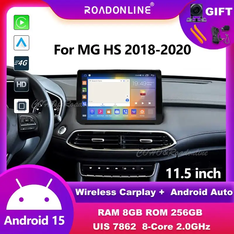 For MG HS 2018-2020 12.9 screen Android 14 Octa Core 1920*1200 8+256G Car Multimedia Player Stereo Receiver Radio
For MG HS 2018-2020 12.9 screen Android 14 Octa Core 1920*1200 8+256G Car Multimedia Player Stereo Receiver Radio