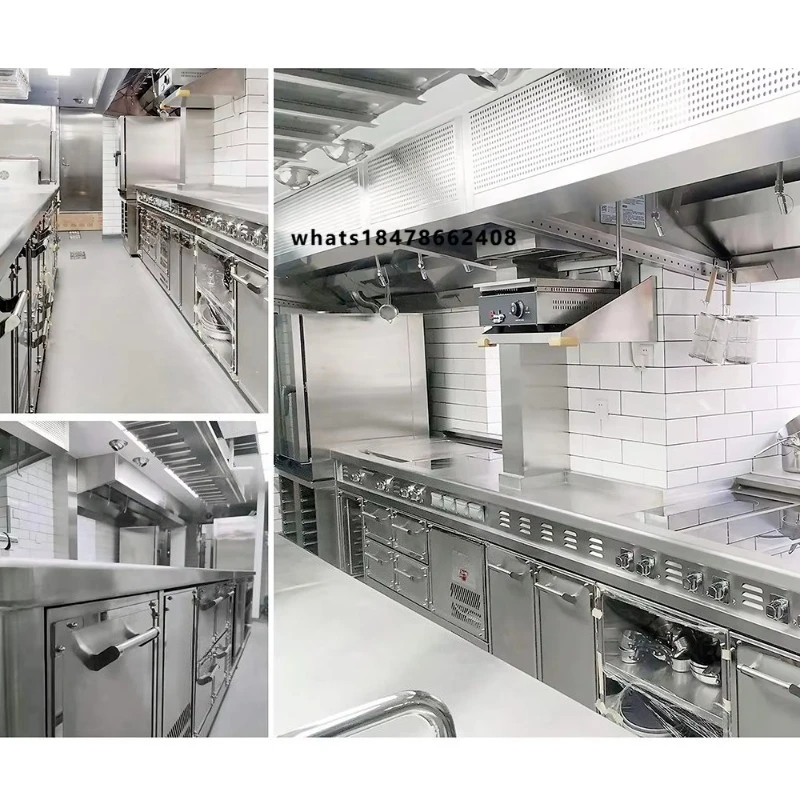 Commercial Stainless Steel Kitchen Solutions Full Set Cuisine Complete Restaurant Equipment Machine Supplies
Commercial Stainless Steel Kitchen Solutions Full Set Cuisine Complete Restaurant Equipment Machine Supplies