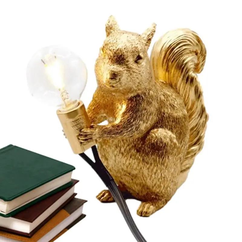 Squirrel Lamp Bedside Light Home Table Lamp Lighting Fixture Creative Lightweight Squirrel Statue Desk Lamps Cute For Bedroom
Squirrel Lamp Bedside Light Home Table Lamp Lighting Fixture Creative Lightweight Squirrel Statue Desk Lamps Cute For Bedroom