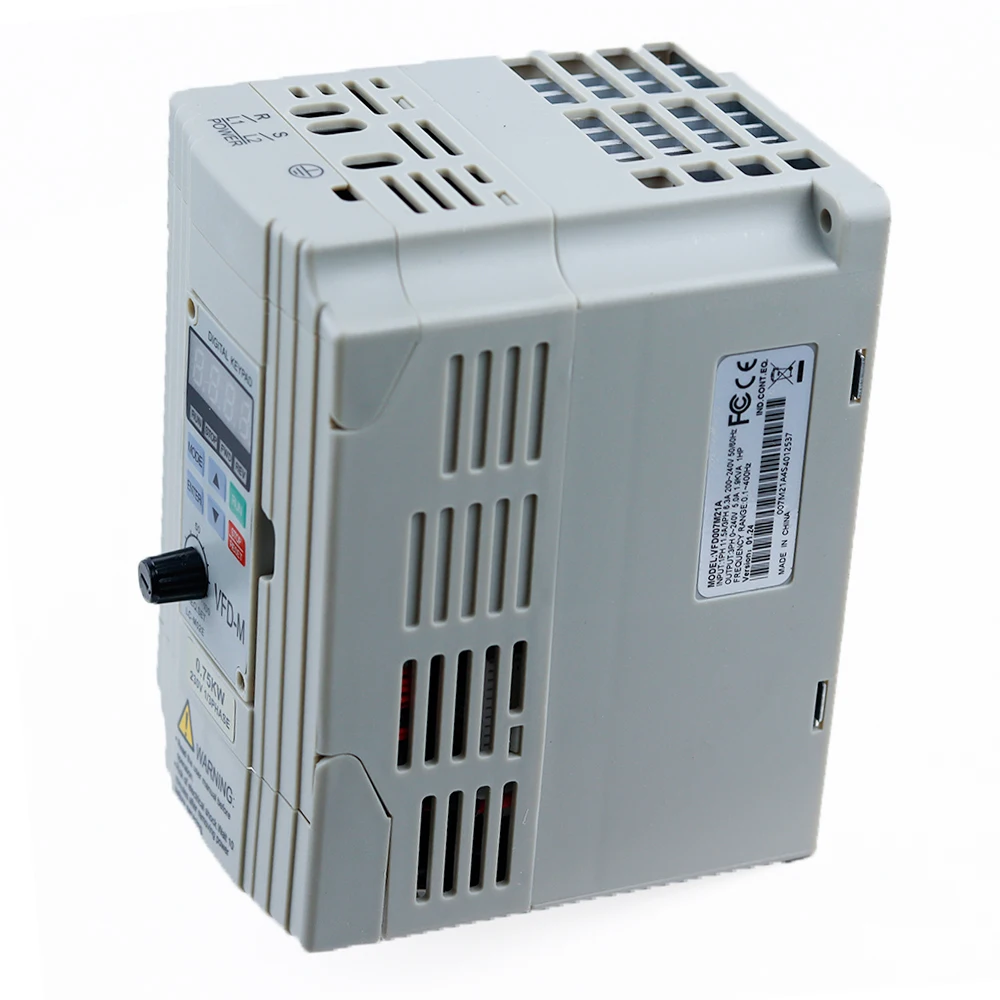 AC Motor Drive 0.4KW/0.75KW 400HZ VFD007M21A,1HP 220V/230V Delta VFD-M , Inverter
AC Motor Drive 0.4KW/0.75KW 400HZ VFD007M21A,1HP 220V/230V Delta VFD-M , Inverter