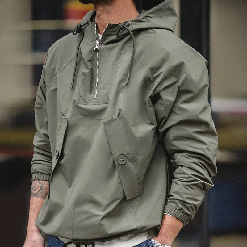 Pop Maden M43 Parka Dark Green Deck Coat For Men Spring And Autumn Solid Color Hooded Sweatshirt Male Urban Outdoor Loose Ja
Pop Maden M43 Parka Dark Green Deck Coat For Men Spring And Autumn Solid Color Hooded Sweatshirt Male Urban Outdoor Loose Ja