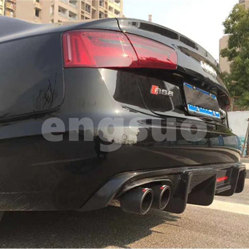 For Audi A6 S6 C7 2012-2015 Carbon Fiber Rear Lip Spoiler High Quality Bumper Diffuser Car Accessories
For Audi A6 S6 C7 2012-2015 Carbon Fiber Rear Lip Spoiler High Quality Bumper Diffuser Car Accessories