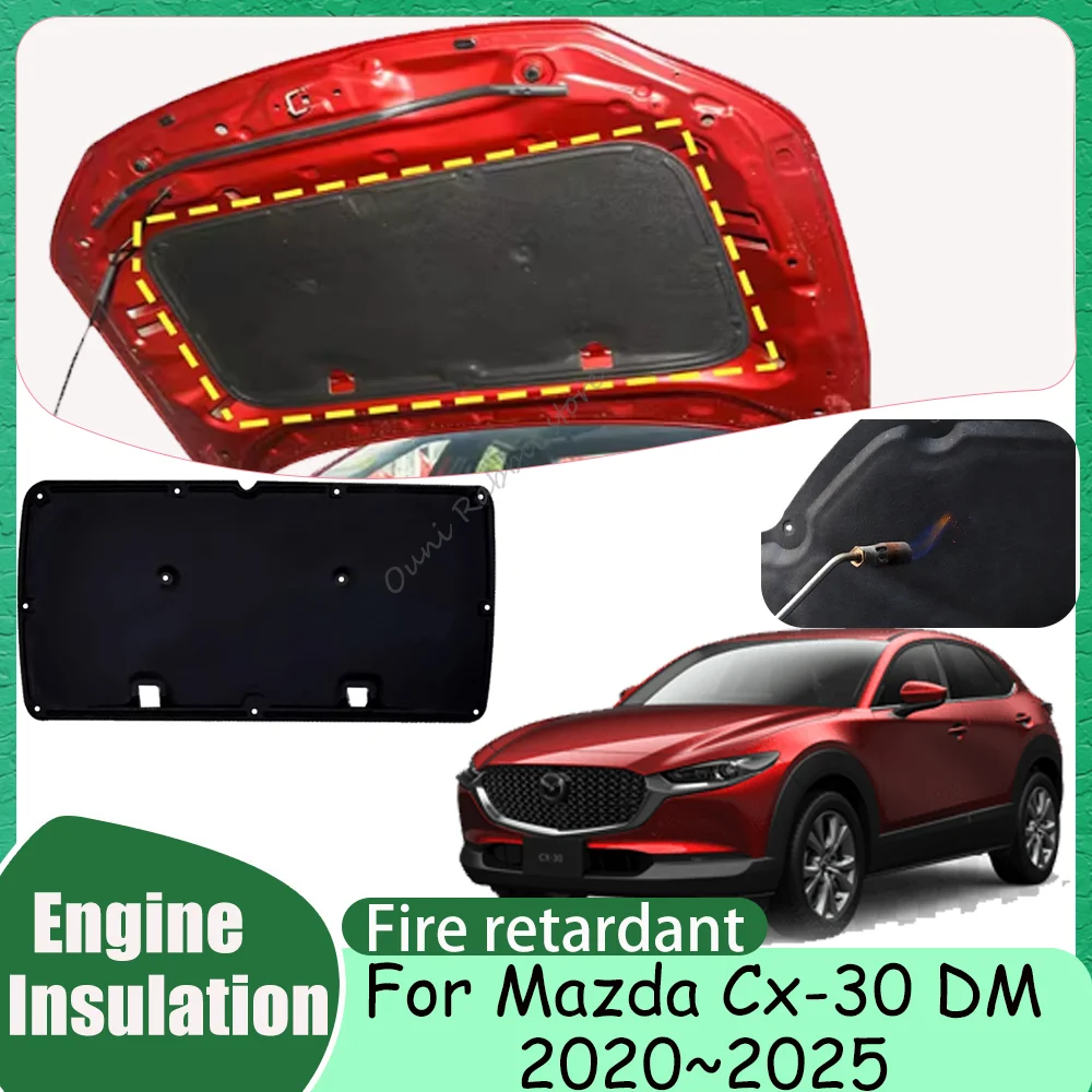 For Mazda Cx-30 DM 2020~2025 2021 2022 2023 2024 Car Front hood linin Engine Thermal Insulation Soundproof Cotton Accessories
For Mazda Cx-30 DM 2020~2025 2021 2022 2023 2024 Car Front hood linin Engine Thermal Insulation Soundproof Cotton Accessories