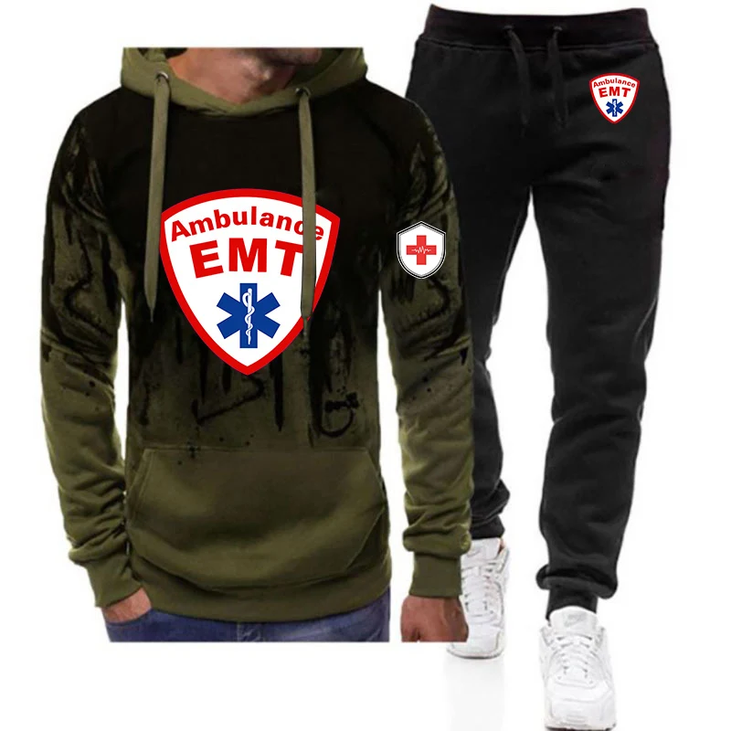 EMT Emergency Ambulance Logo Print 2026 Spring And Autumn Men's Sweatshirt Hooded Pullover Drawstring Hoodies Pants Suits
EMT Emergency Ambulance Logo Print 2026 Spring And Autumn Men's Sweatshirt Hooded Pullover Drawstring Hoodies Pants Suits