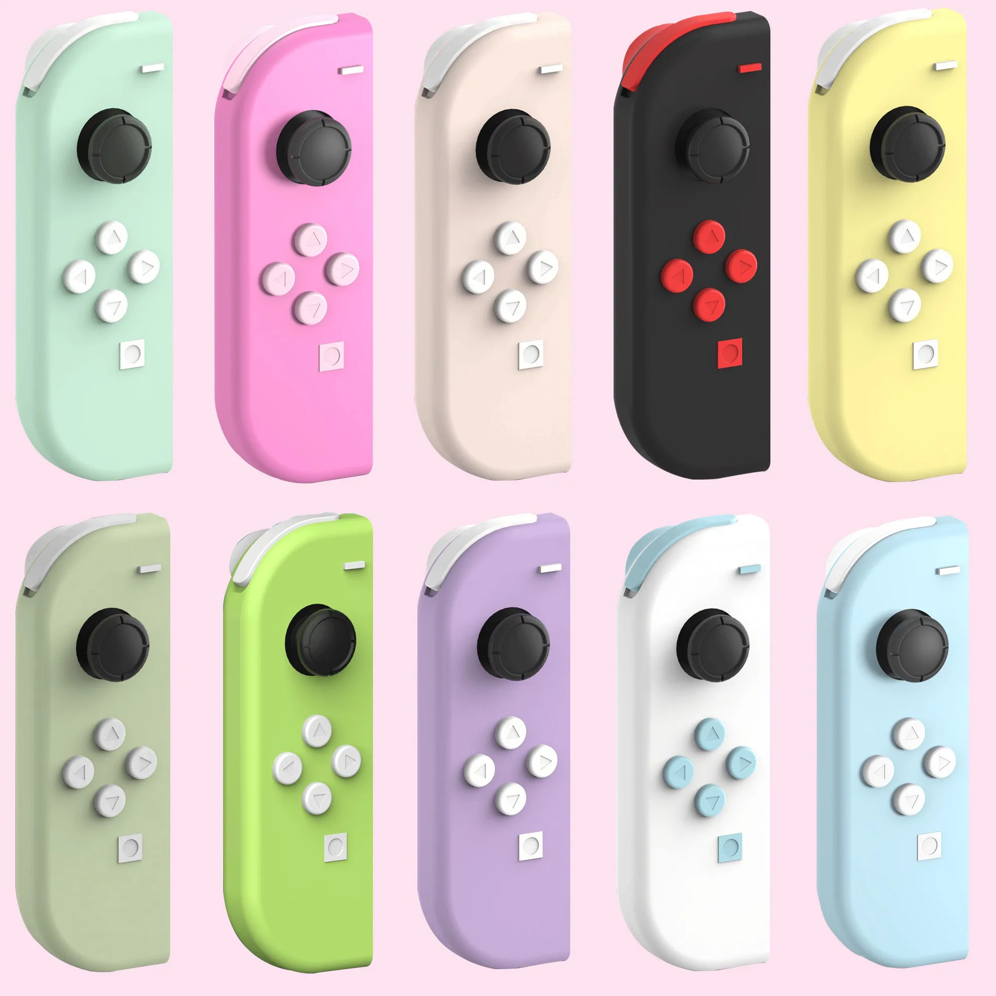 Защитный чехол для Joy-Con Switch в цветах макарон, градиентный, с цветовыми блоками, для OLED-модели, с возможностью индивидуальной настройки, матовый, аксессуар, подарок
Защитный чехол для Joy-Con Switch в цветах макарон, градиентный, с цветовыми блоками, для OLED-модели, с возможностью индивидуальной настройки, матовый, аксессуар, подарок