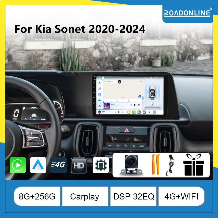 For Kia Sonet 2020-2024 1280*720 UIS7862 Octa-core 8+256gb Car Navigation CarPlay Car Radio Multimedia Video Player GPS
For Kia Sonet 2020-2024 1280*720 UIS7862 Octa-core 8+256gb Car Navigation CarPlay Car Radio Multimedia Video Player GPS