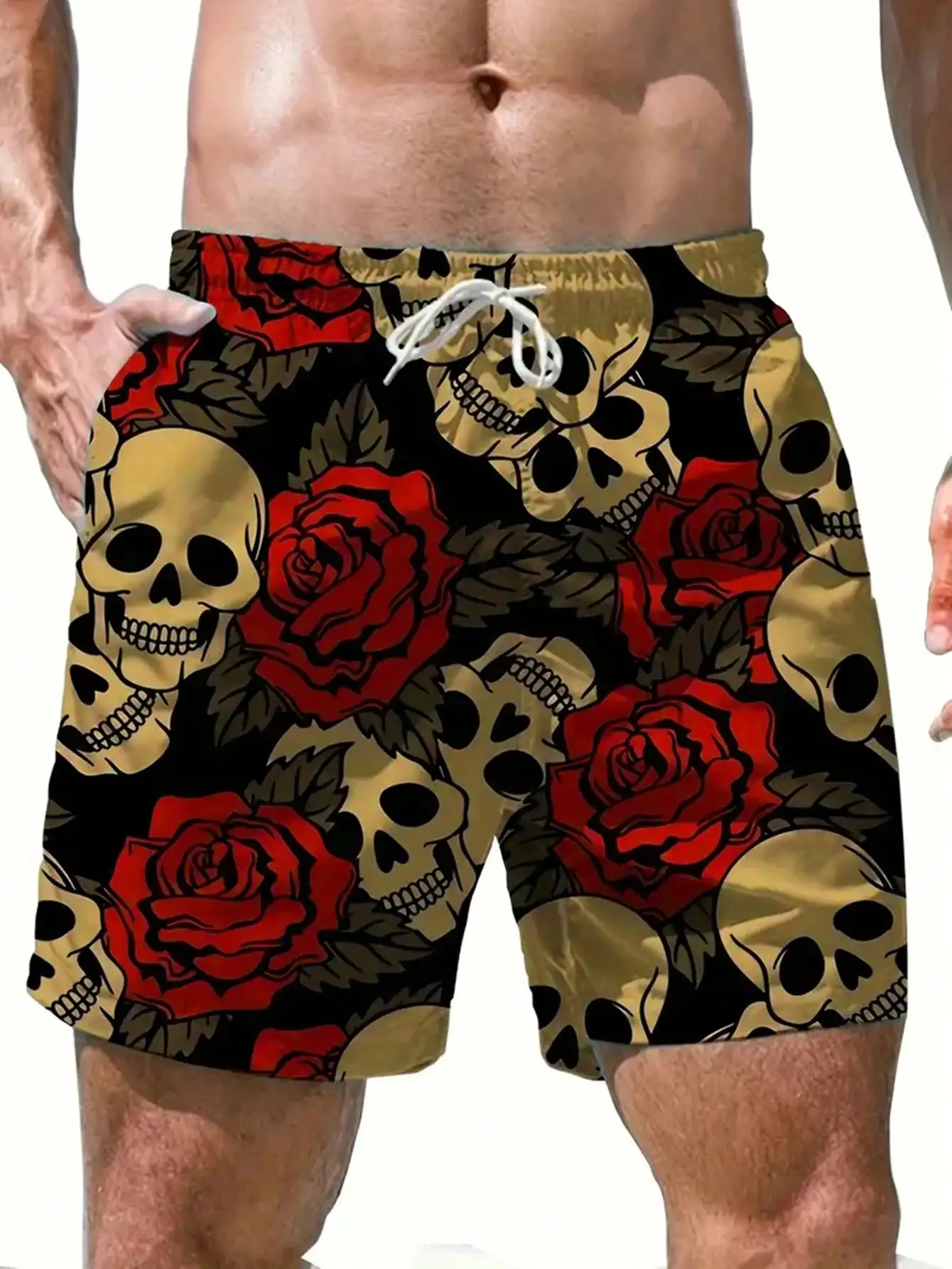 Print Men's Loose Beach Sports Shorts, Drawstring Quick-Dry Shorts, Lightweight & Breathable, Suitable For Summer Beach, Vacation, Surfing, Hawaiian Style
Print Men's Loose Beach Sports Shorts, Drawstring Quick-Dry Shorts, Lightweight & Breathable, Suitable For Summer Beach, Vacation, Surfing, Hawaiian Style