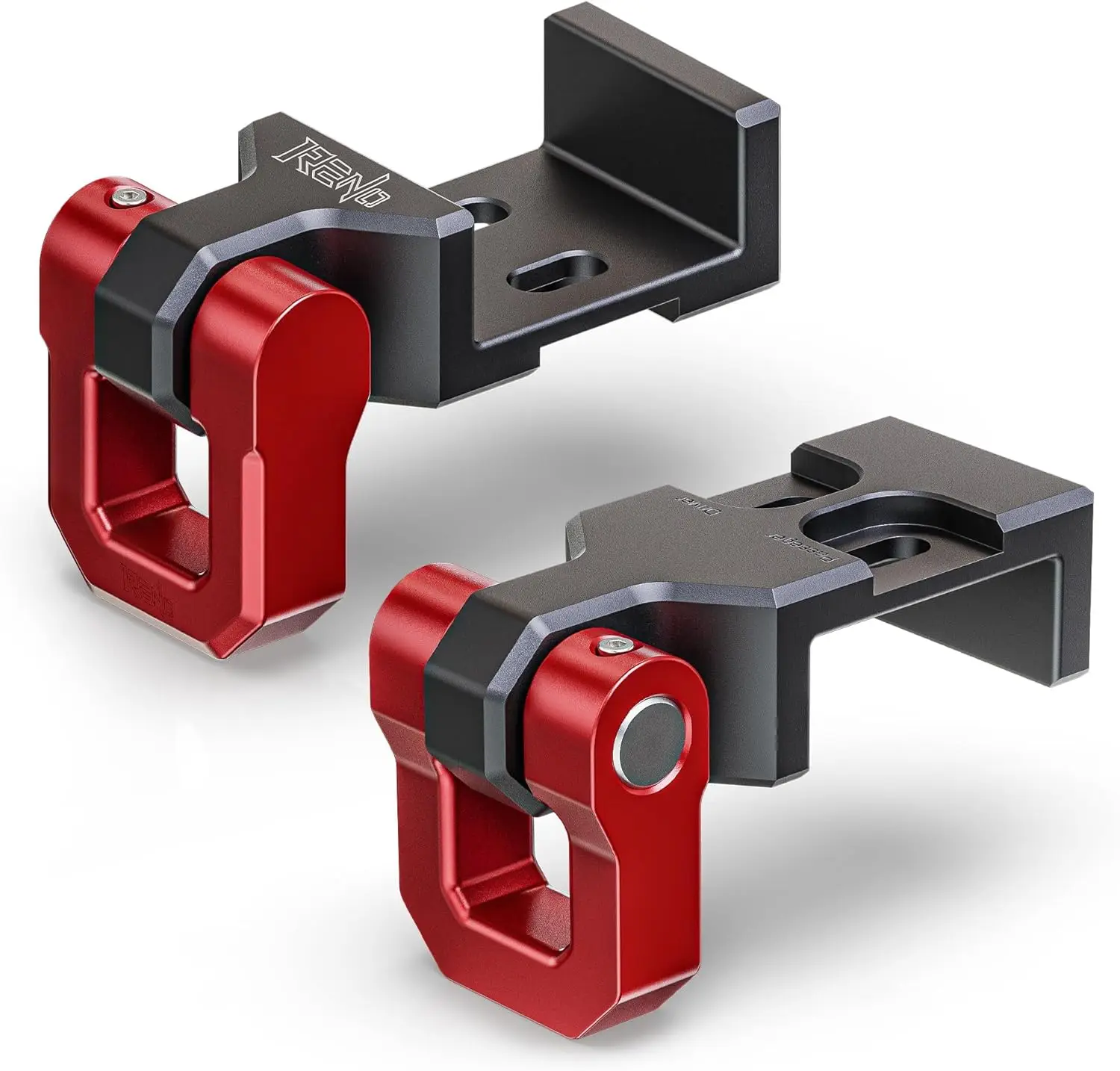 Aluminum Front Tow Hook with D-Rings for Tacoma 2009-2023, Black 2Pcs - Easy Mounting Bracket Combo
Aluminum Front Tow Hook with D-Rings for Tacoma 2009-2023, Black 2Pcs - Easy Mounting Bracket Combo