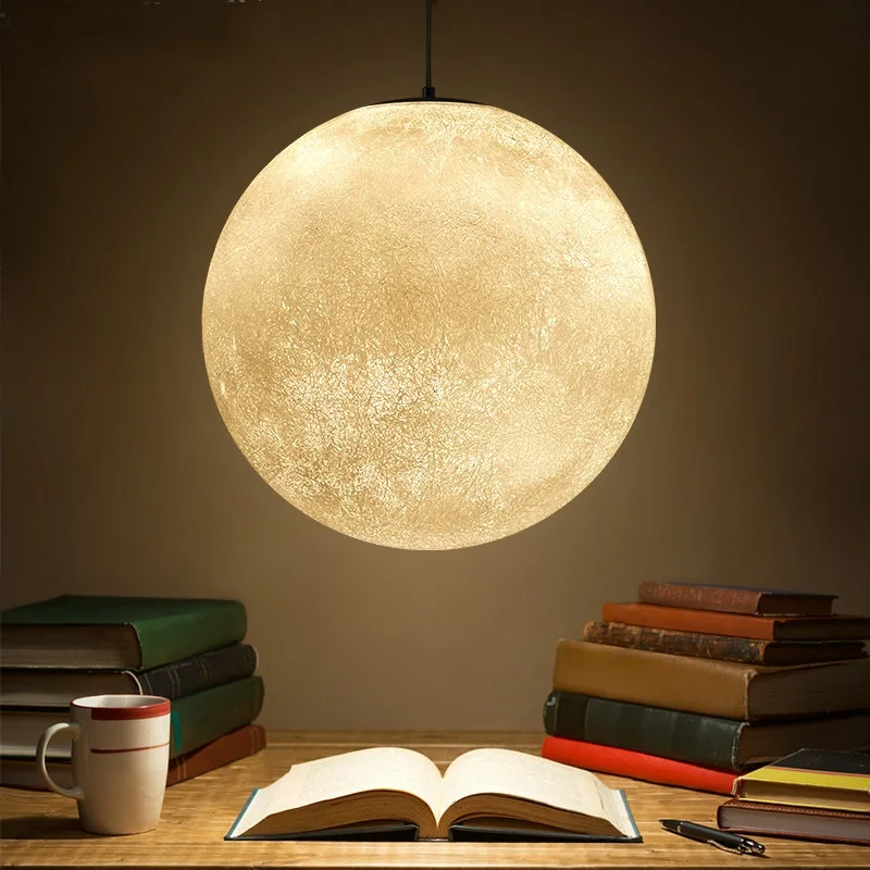 3D Print Pendant Lights Novelty Creative Moon Atmosphere Night Light Lamp Restaurant/Bar Hanging Lighting
3D Print Pendant Lights Novelty Creative Moon Atmosphere Night Light Lamp Restaurant/Bar Hanging Lighting