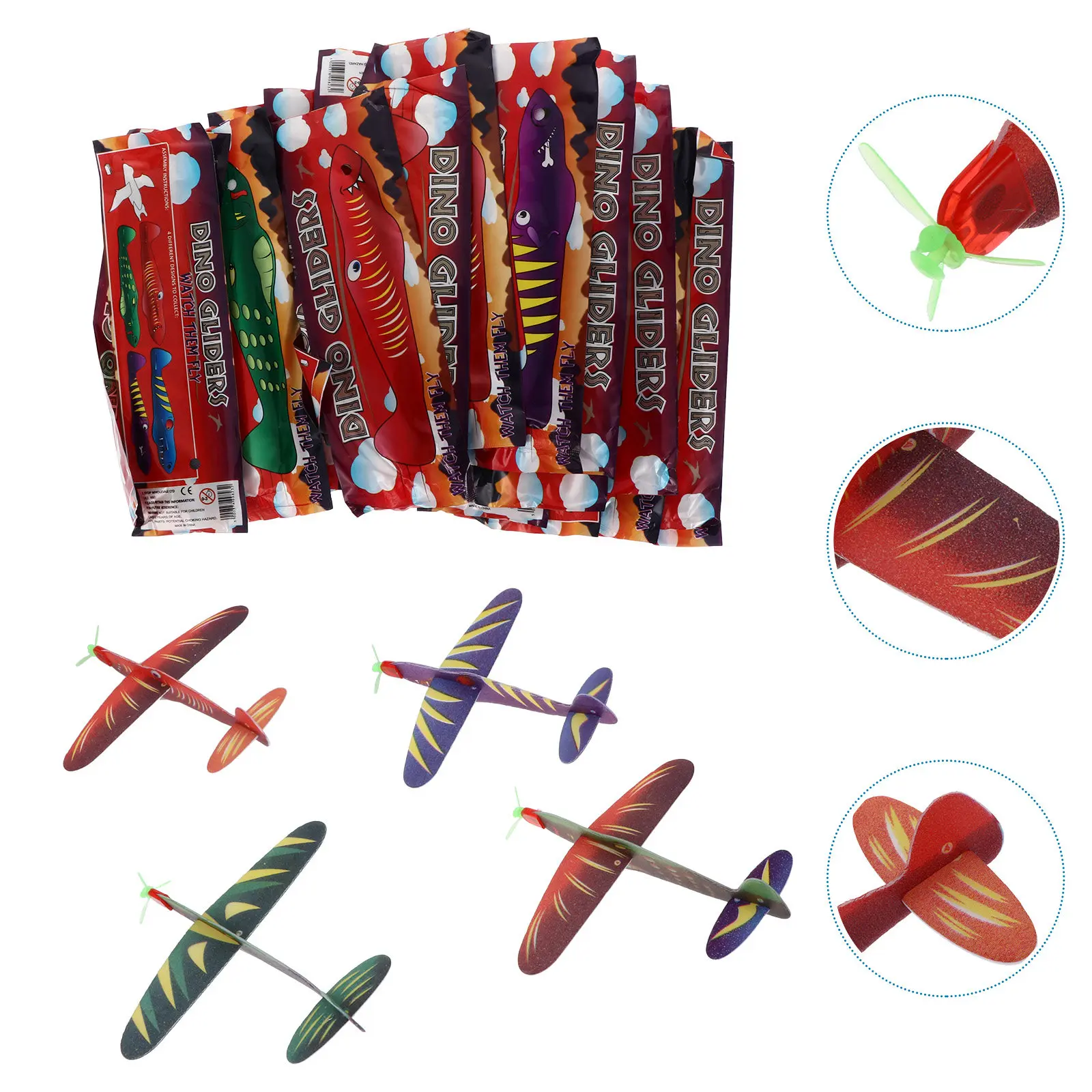 24Pcs Foam Glider Planes Lightweight Safe Kids Flying Airplanes Hand Throwing Outdoor Indoor Plaything Birthday Gift
24Pcs Foam Glider Planes Lightweight Safe Kids Flying Airplanes Hand Throwing Outdoor Indoor Plaything Birthday Gift