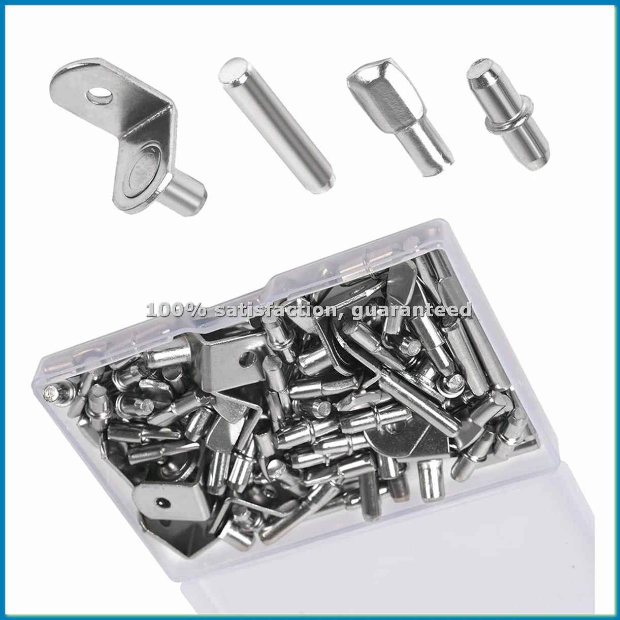100Pcs Shelf Pegs for Shelves, 4 Styles Shelf Pins Kitchen Cabinet Shelf Pegs,Shelf Holders Pegs, Bookshelf Pegs Silver-ABFB
100Pcs Shelf Pegs for Shelves, 4 Styles Shelf Pins Kitchen Cabinet Shelf Pegs,Shelf Holders Pegs, Bookshelf Pegs Silver-ABFB