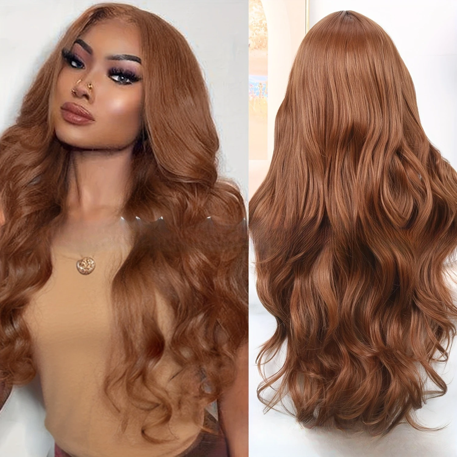 Wig female black burgundy medium fashion long curly hair big wave long curly hair chemical fiber full headgear
Wig female black burgundy medium fashion long curly hair big wave long curly hair chemical fiber full headgear