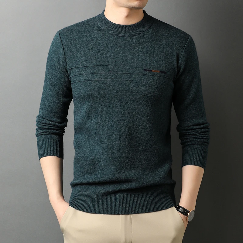 Men Sweater Pullovers 2020 New Autumn Winter Half Turtleneck Casual Man Warm Sweaters
Men Sweater Pullovers 2020 New Autumn Winter Half Turtleneck Casual Man Warm Sweaters