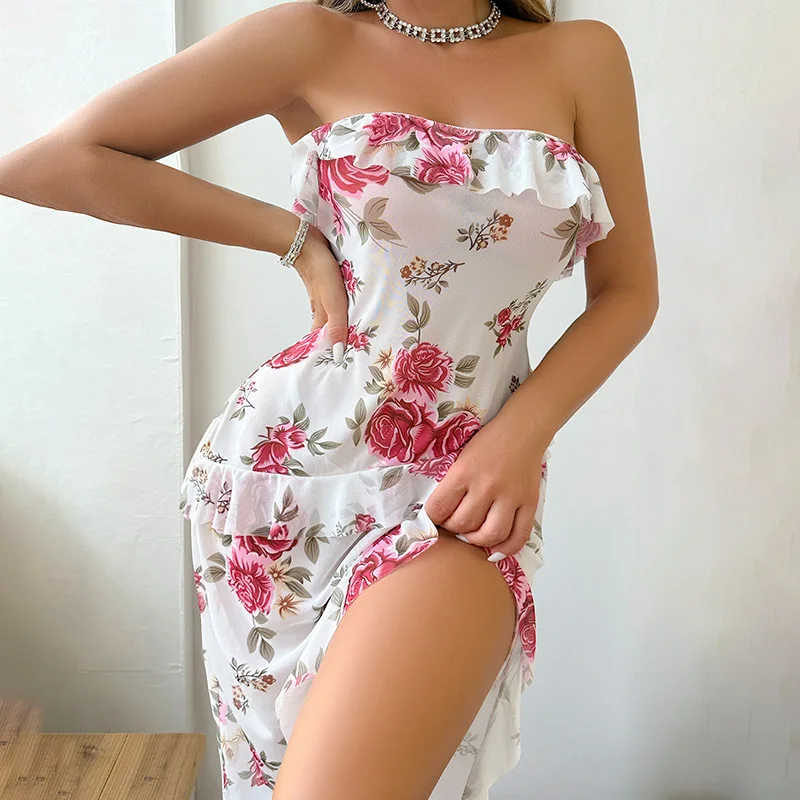 Сетчатая юбка-бретелька с принтом на одно плечо, свернутым краем, перспективным косым разрезом, соблазнительная и сексуальная ночная рубашка
Сетчатая юбка-бретелька с принтом на одно плечо, свернутым краем, перспективным косым разрезом, соблазнительная и сексуальная ночная рубашка