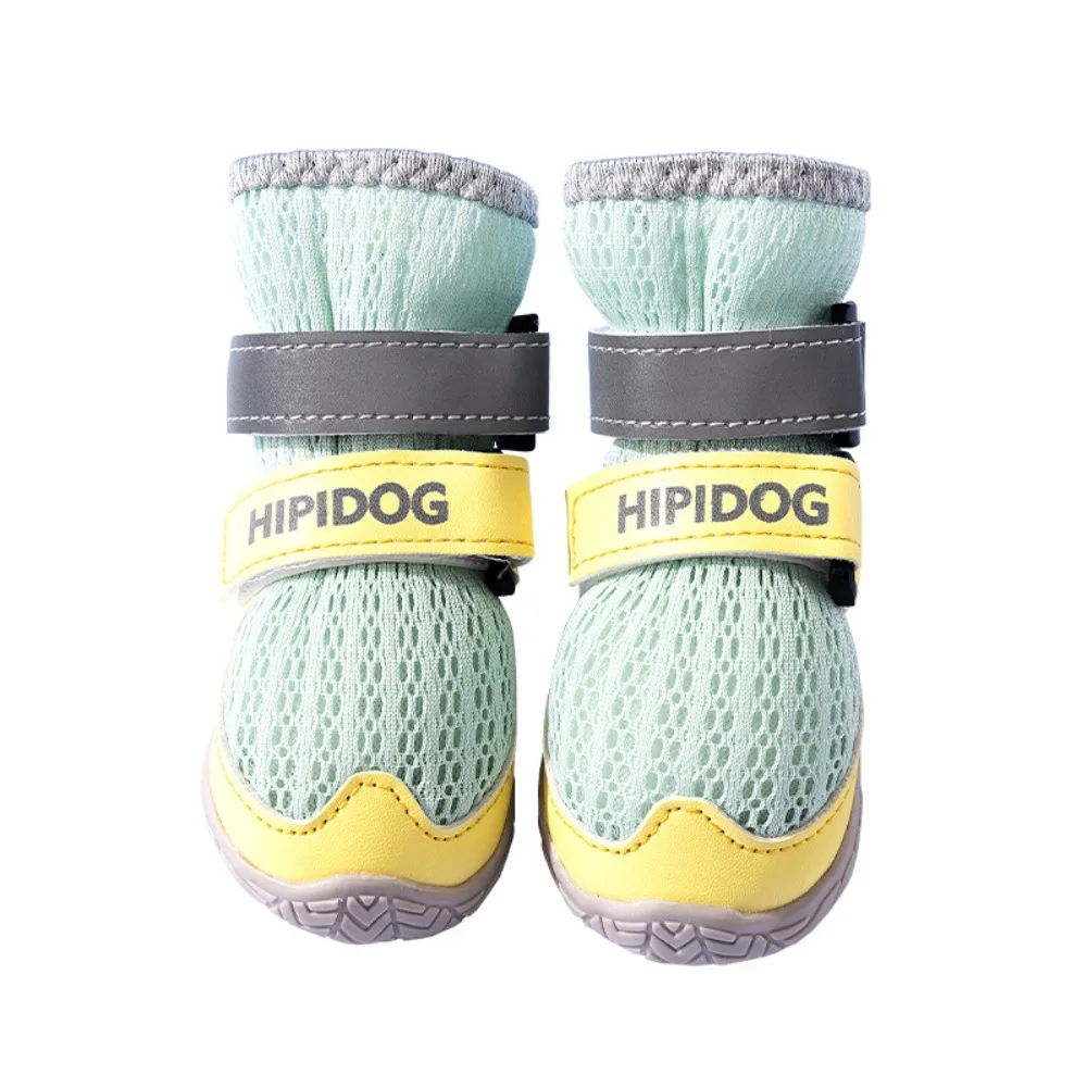 Adjustable Dog Mesh Shoes Rubber Sole Reflective Puppy Paws Protectors High-Top Breathable Anti-Slip Pet Shoes Hot Days
Adjustable Dog Mesh Shoes Rubber Sole Reflective Puppy Paws Protectors High-Top Breathable Anti-Slip Pet Shoes Hot Days