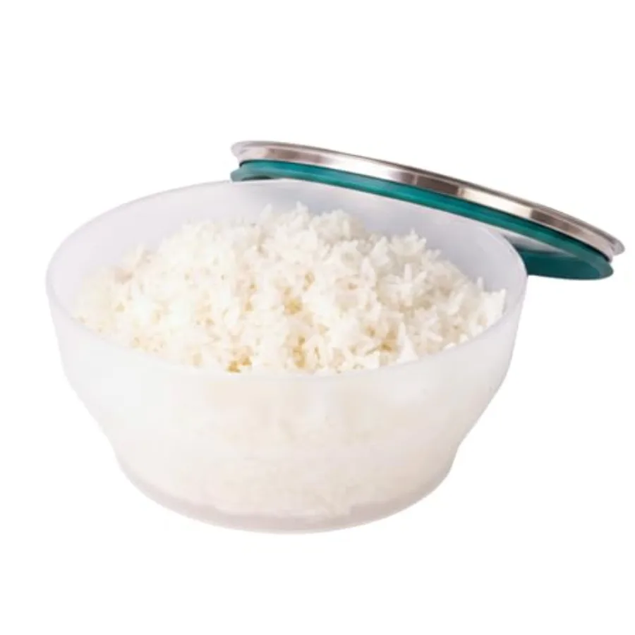 12-Cup Microwave Rice Cooker with Glass Lid - Microwavable Safe Glass Cookware for Rice Grains Vegetable Steaming - BPA Plastic
12-Cup Microwave Rice Cooker with Glass Lid - Microwavable Safe Glass Cookware for Rice Grains Vegetable Steaming - BPA Plastic