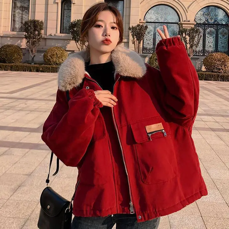 Winter Fleece Thicken Denim Jacket Women Zip Up Loose-fitting Casual Warm Jeans Coats Wear Long Sleeves Female Clothes T569
Winter Fleece Thicken Denim Jacket Women Zip Up Loose-fitting Casual Warm Jeans Coats Wear Long Sleeves Female Clothes T569