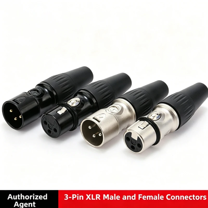 Yongsheng YS176/177 3-Pin XLR Male/Female Cannon Balanced Audio Microphone Connector
Yongsheng YS176/177 3-Pin XLR Male/Female Cannon Balanced Audio Microphone Connector
