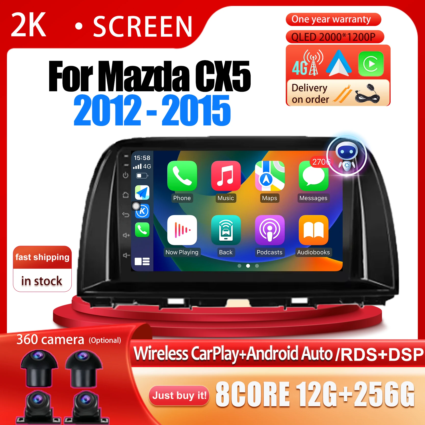 CARPLAY DPS Android 14 For Mazda CX5 2012 2013 2014 2015 Car Radio Multimedia Stereo Player WiFi GPS Navigation NO DVD 2 Did
CARPLAY DPS Android 14 For Mazda CX5 2012 2013 2014 2015 Car Radio Multimedia Stereo Player WiFi GPS Navigation NO DVD 2 Did