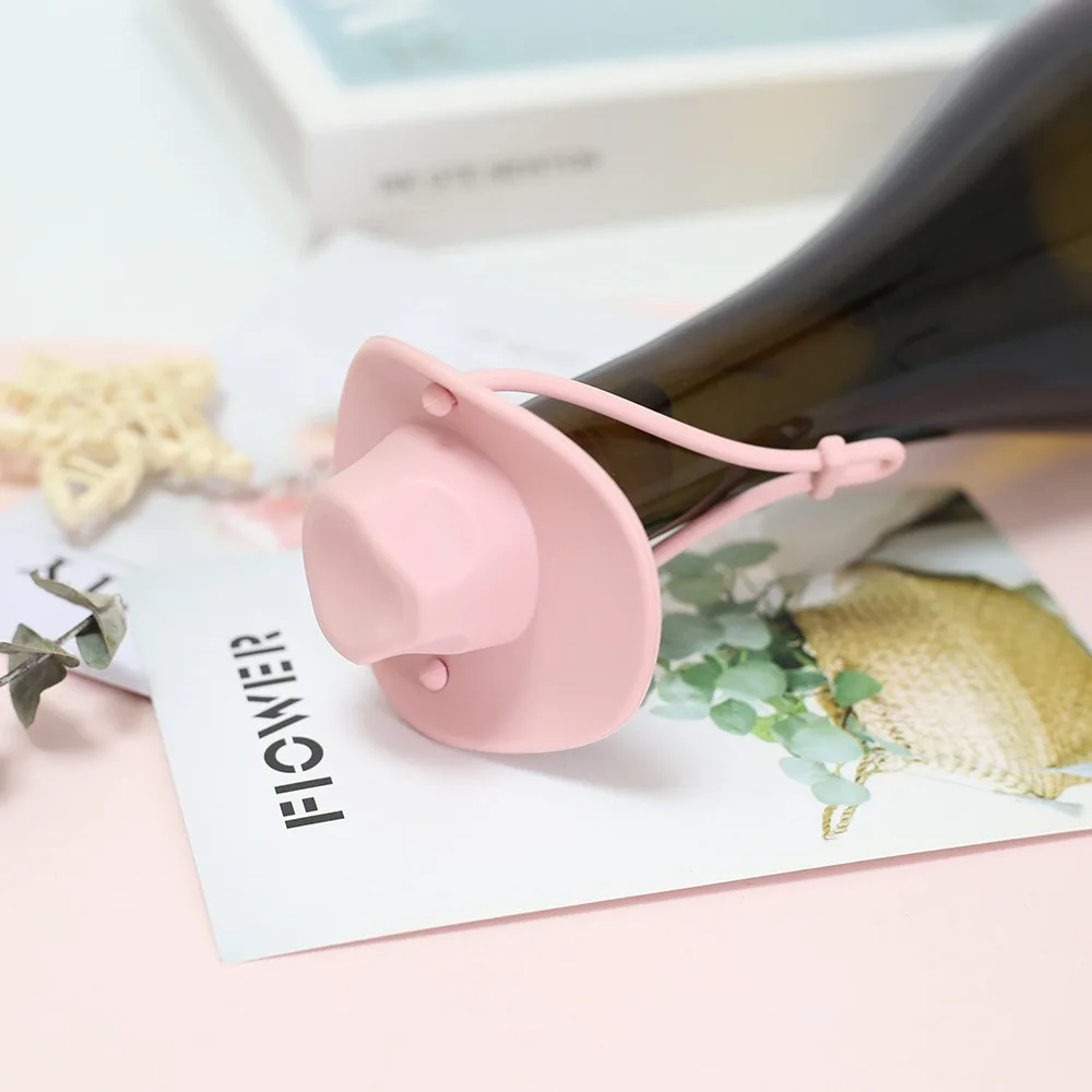 Bar Accessories Silicone Cowboy Hat Wine Stopper Reusable Fresh-keeping Wine Cork Leak-Proof Champagne Bottle Stopper Party
Bar Accessories Silicone Cowboy Hat Wine Stopper Reusable Fresh-keeping Wine Cork Leak-Proof Champagne Bottle Stopper Party