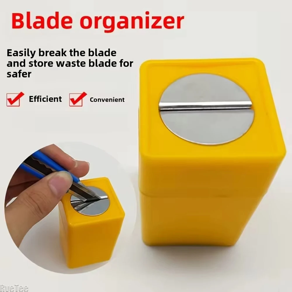 Safety Blade Disposal Box with Built-in Breaker - Secure Storage & Recycling for Utility & Craft Knives Compact 1.3" Design
Safety Blade Disposal Box with Built-in Breaker - Secure Storage & Recycling for Utility & Craft Knives Compact 1.3" Design