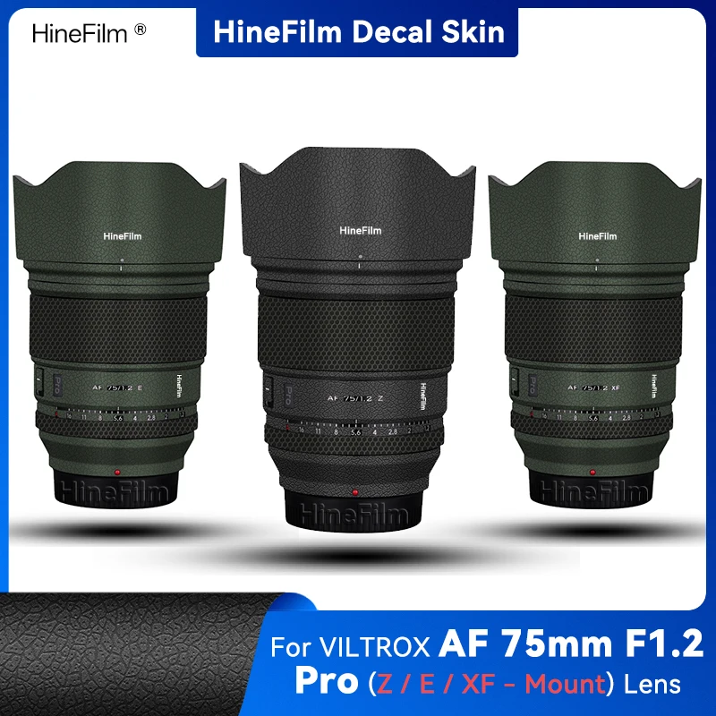 Hinefilm Skin for Viltrox AF 75mm F1.2 Pro Lens Decal Skin for Viltrox AF75 F1.2 Pro Lens Sticker 75F1.2 Wrap Cover AF75F1.2
Hinefilm Skin for Viltrox AF 75mm F1.2 Pro Lens Decal Skin for Viltrox AF75 F1.2 Pro Lens Sticker 75F1.2 Wrap Cover AF75F1.2