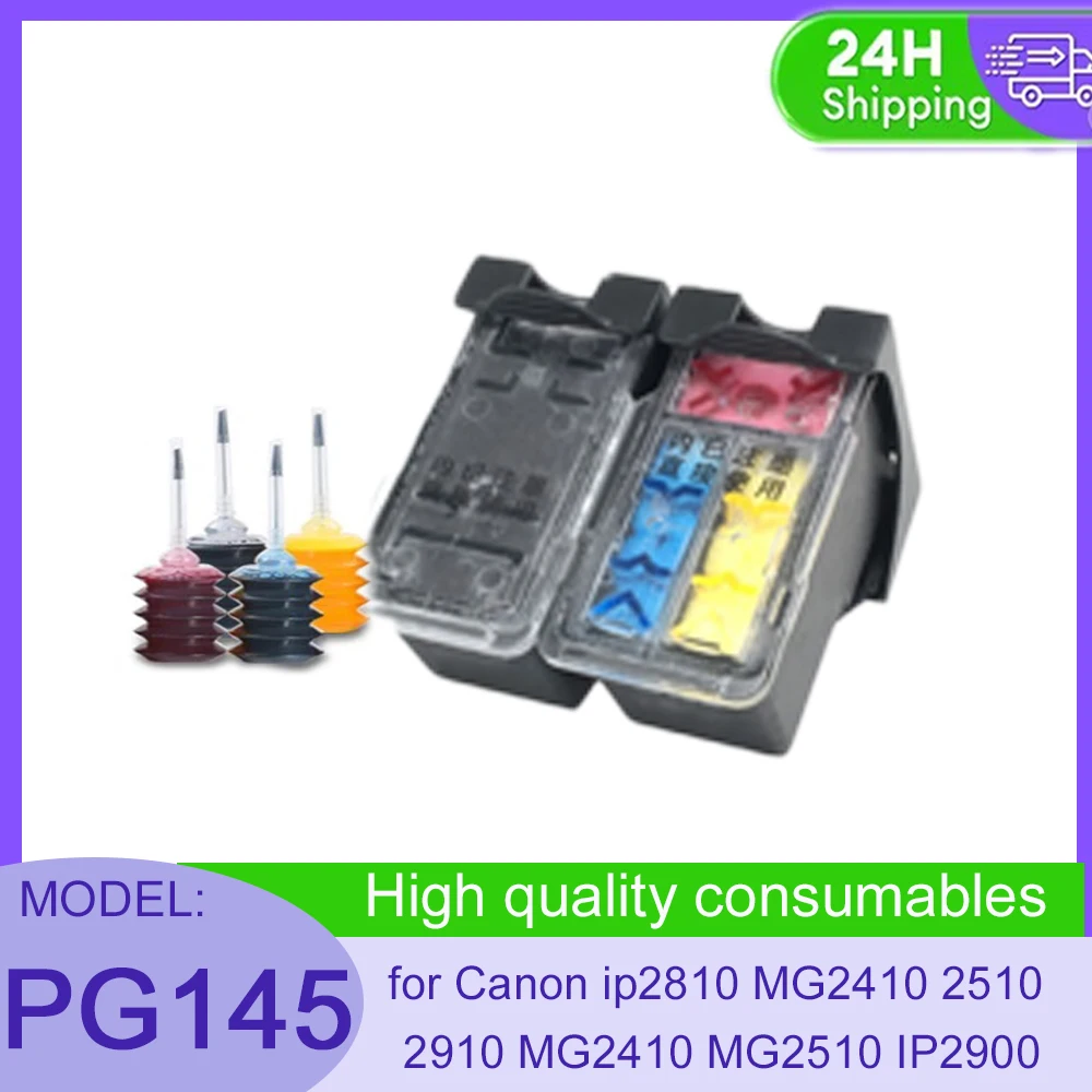 Vilaxh PG145 CL146 for Canon Compatible Ink Cartridge for Canon ip2810 MG2410 2510 2910 MG2410 MG2510 IP2900 MG2900 Printer
Vilaxh PG145 CL146 for Canon Compatible Ink Cartridge for Canon ip2810 MG2410 2510 2910 MG2410 MG2510 IP2900 MG2900 Printer