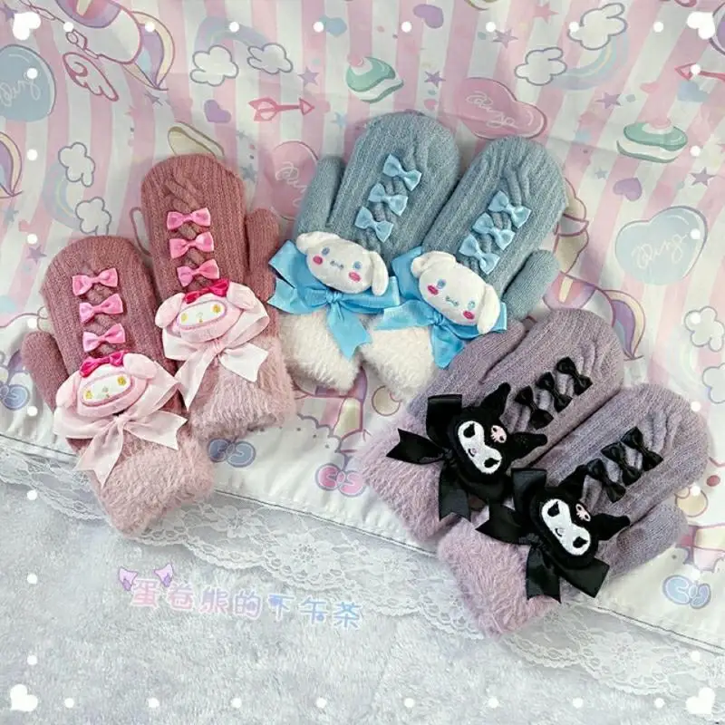 Sanrio Gloves Female Winter Plush Thickened Gloves Jk Cinnamoroll Mymelody Kawaii Warm Riding Gloves for Students Ins Fashion
Sanrio Gloves Female Winter Plush Thickened Gloves Jk Cinnamoroll Mymelody Kawaii Warm Riding Gloves for Students Ins Fashion