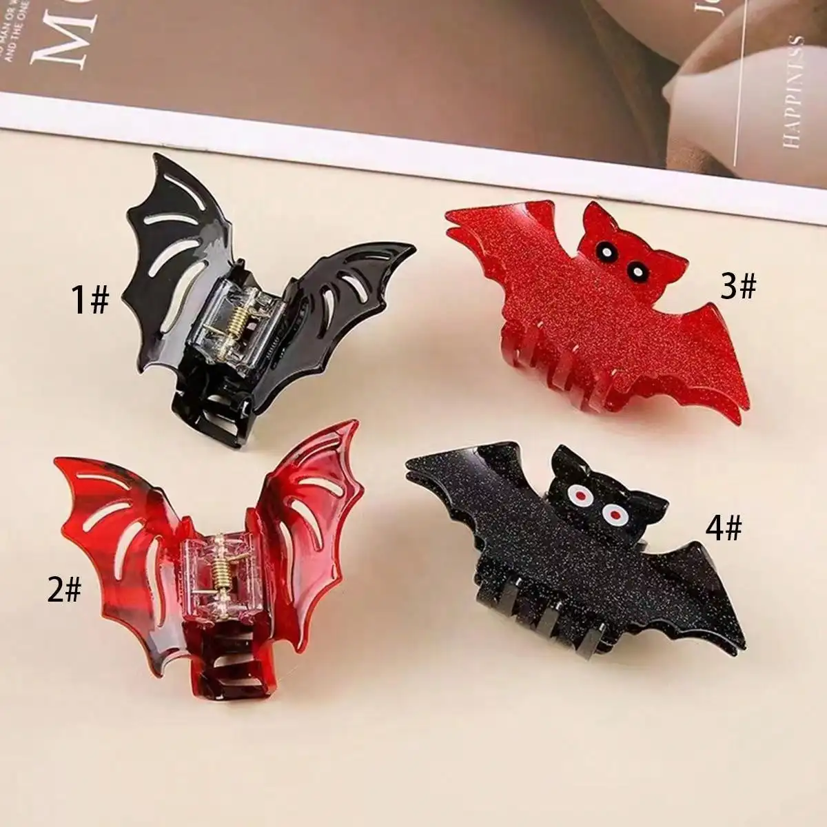1 шт., забавный зажим «летучая мышь»
1 шт., забавный зажим «летучая мышь»