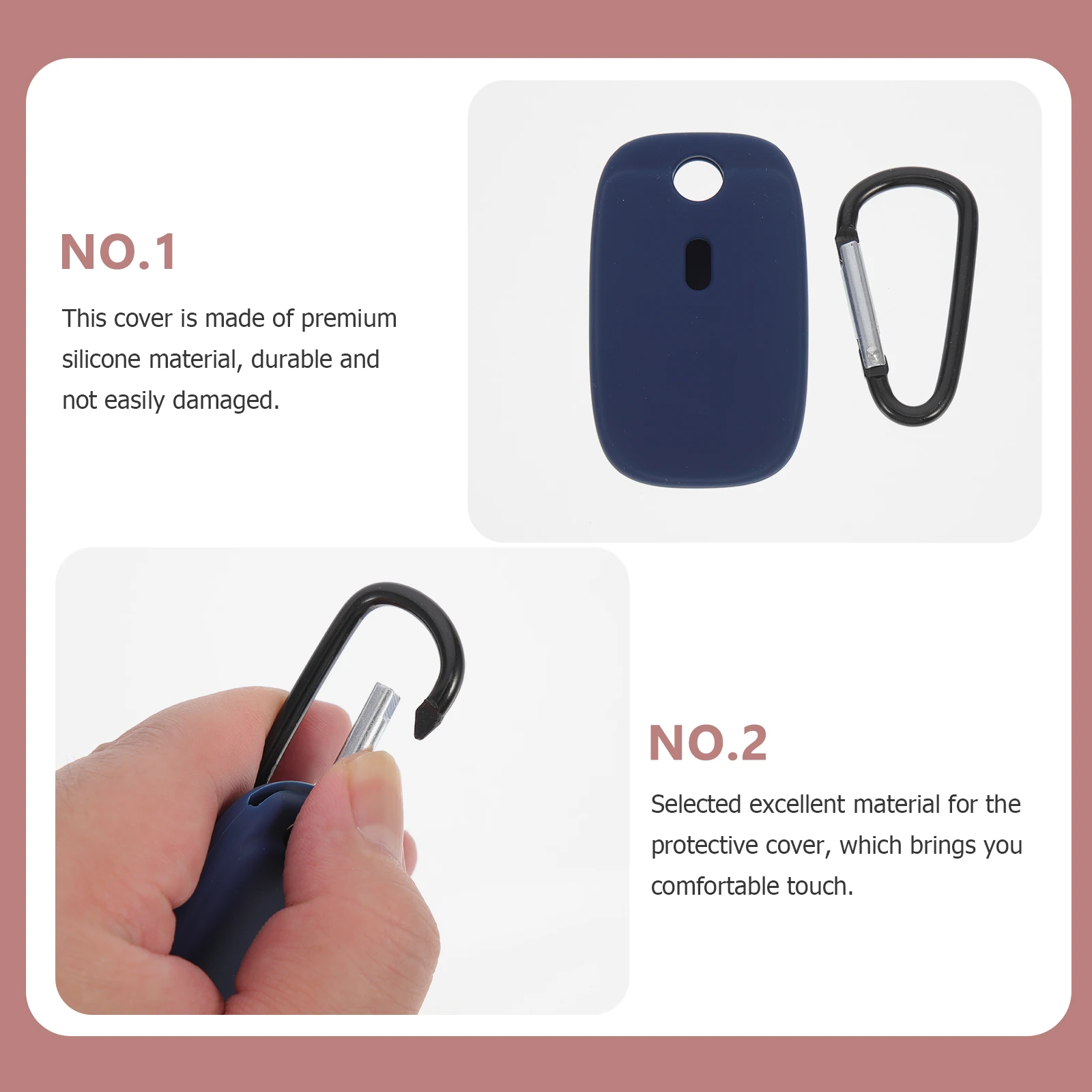 2pcs Silicone Cover Simple Protective Case For Tracker Shockproof Durable Keychain Accessory
2pcs Silicone Cover Simple Protective Case For Tracker Shockproof Durable Keychain Accessory