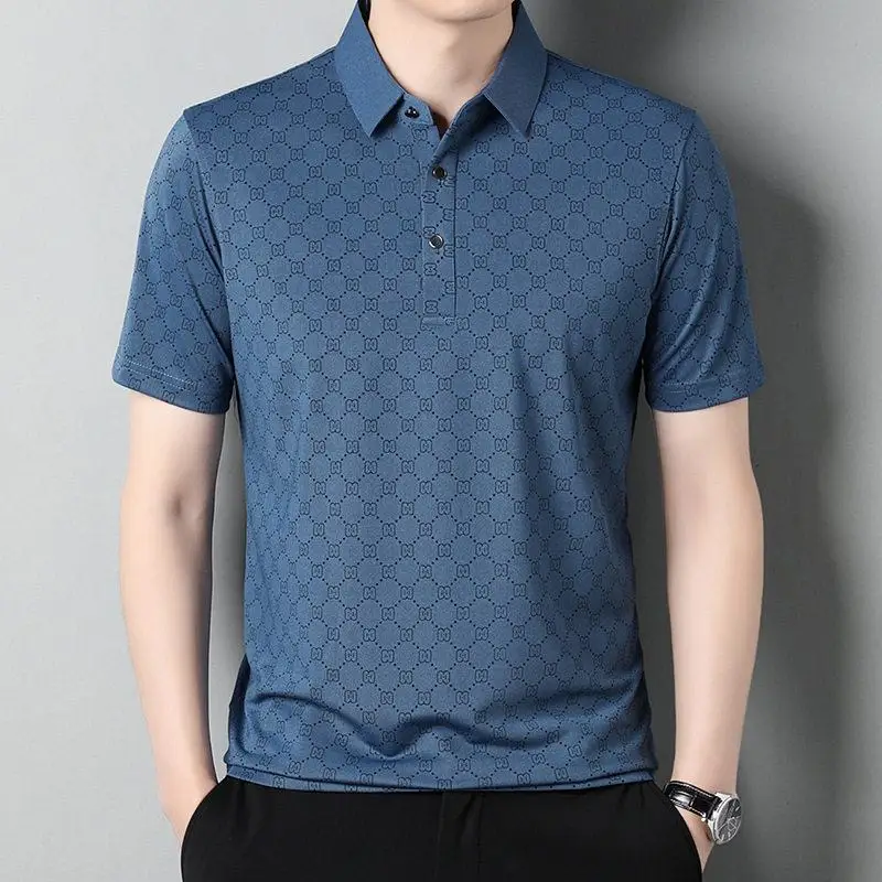 Summer New Style Loose Fit Ice Silk T-Shirt Thin Short Sleeve Pure Color Shirt for Middle-Aged Men And Women
Summer New Style Loose Fit Ice Silk T-Shirt Thin Short Sleeve Pure Color Shirt for Middle-Aged Men And Women