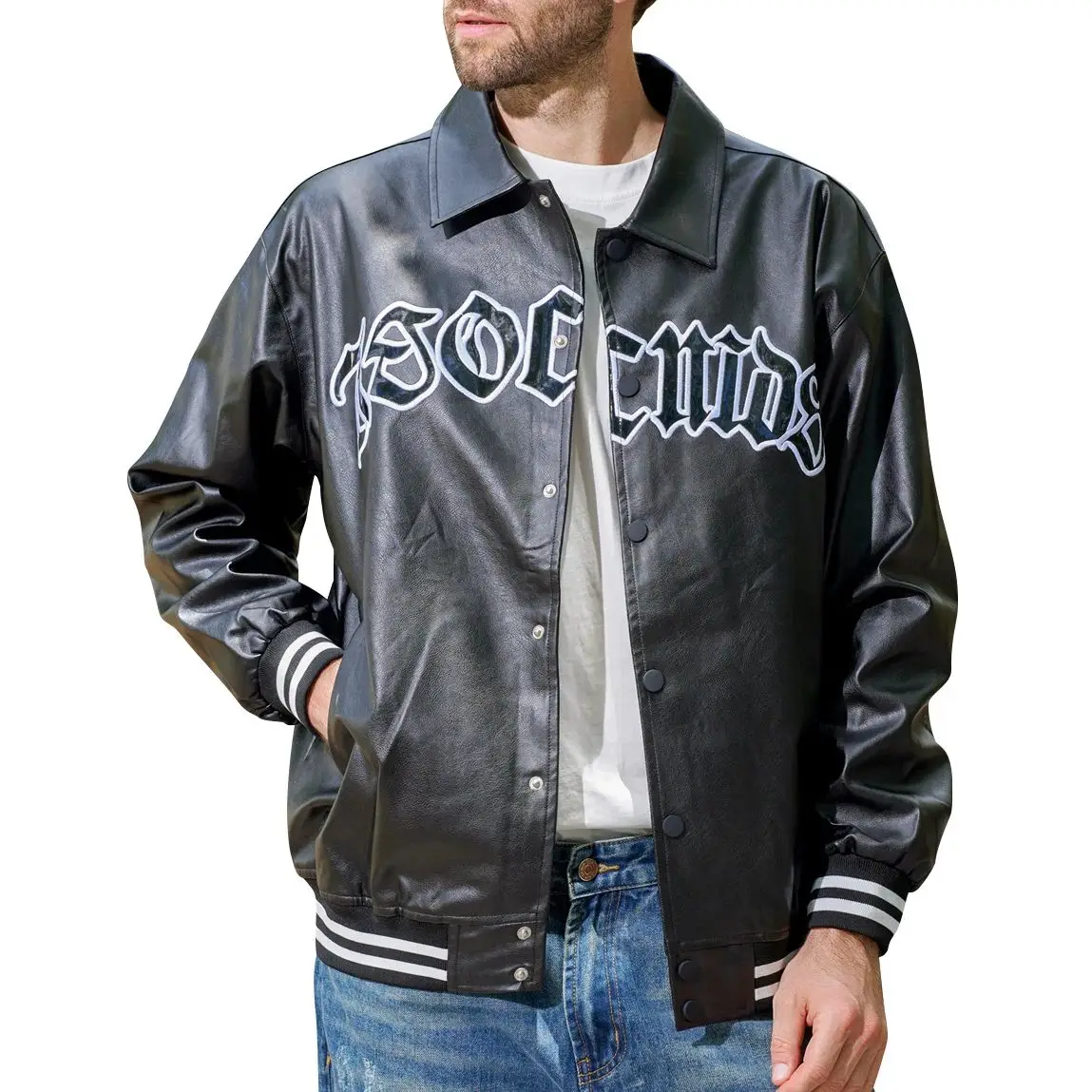 Men's Faux Leather Jacket Motorcycle PU Vintage Embroidery Baseball Coats Summer Varsity Y2K Biker Jacket New In Jackets
Men's Faux Leather Jacket Motorcycle PU Vintage Embroidery Baseball Coats Summer Varsity Y2K Biker Jacket New In Jackets