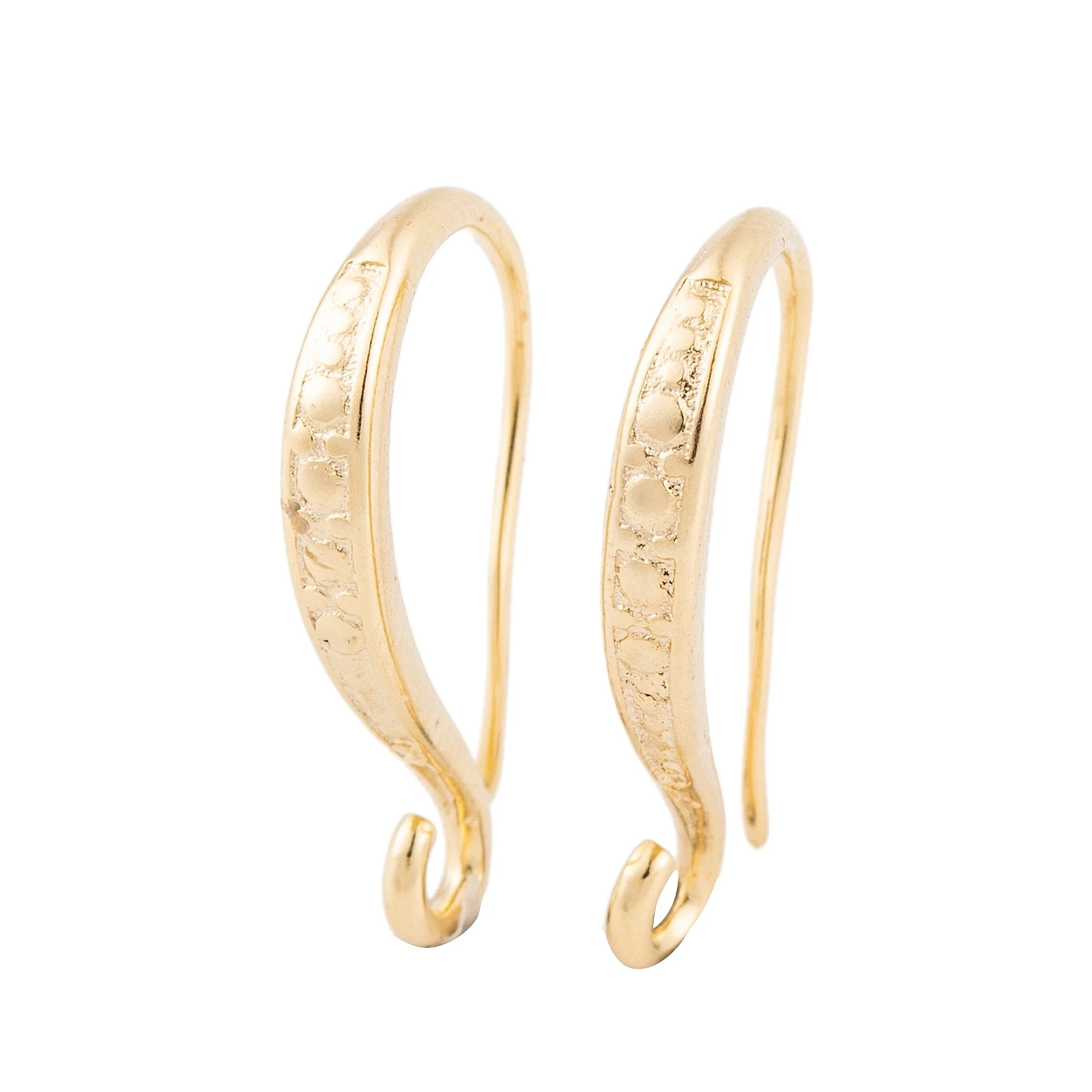 100pcs Rack Plating Eco-friendly Brass Earring Hooks with Horizontal Loop Real 24K Gold Plated for Making Earring Eardrop Crafts
100pcs Rack Plating Eco-friendly Brass Earring Hooks with Horizontal Loop Real 24K Gold Plated for Making Earring Eardrop Crafts