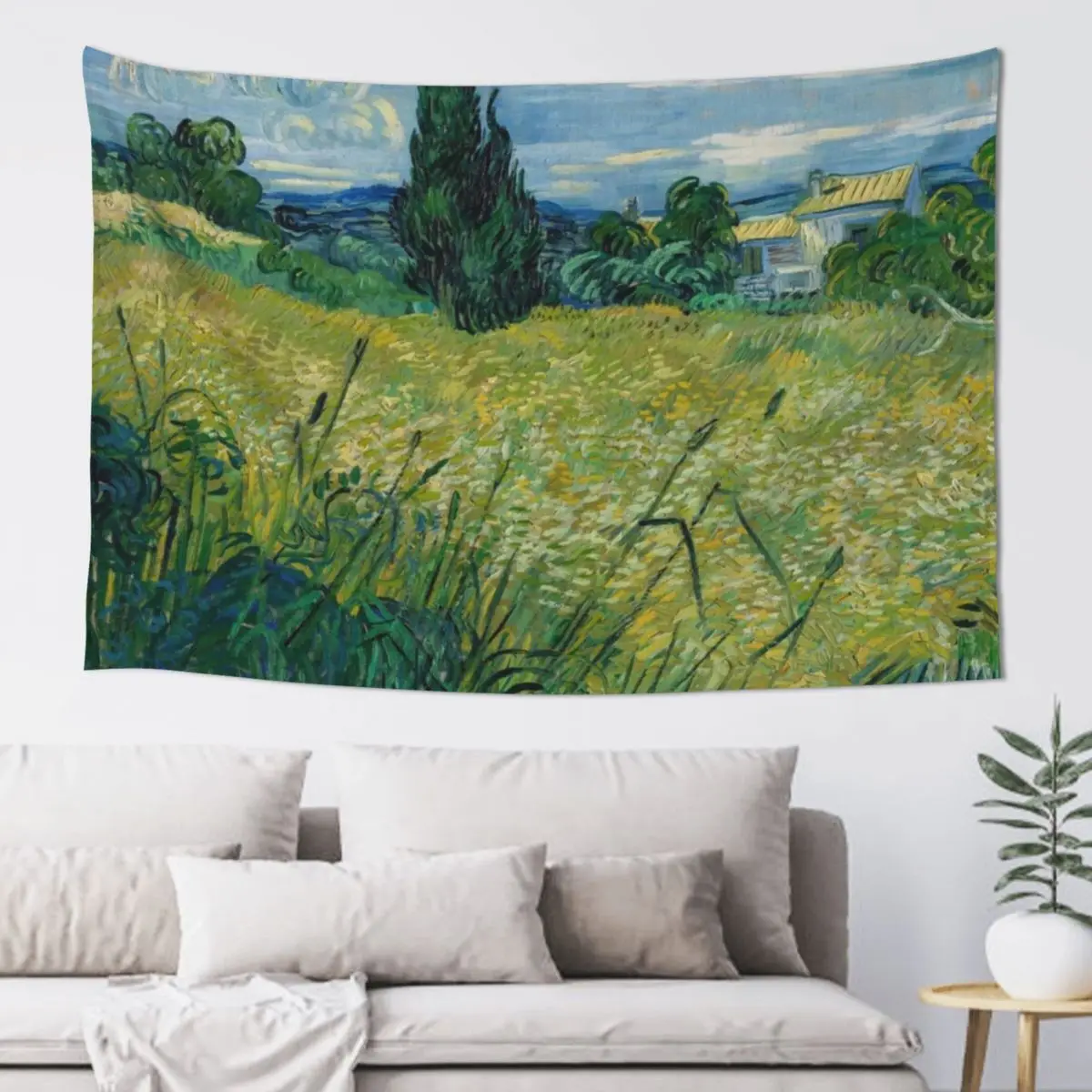 Green Wheat Field Landscape Painting Tapestry Home Decorations Aesthetic Things To The Room Hanging Wall Tapestry
Green Wheat Field Landscape Painting Tapestry Home Decorations Aesthetic Things To The Room Hanging Wall Tapestry