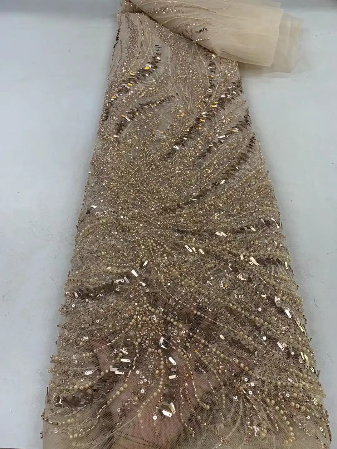 Nigerian Tulle Lace Fabrics With Beads J-1308433 High Quality Luxury African Sequins French Tulle Lace For Party
Nigerian Tulle Lace Fabrics With Beads J-1308433 High Quality Luxury African Sequins French Tulle Lace For Party