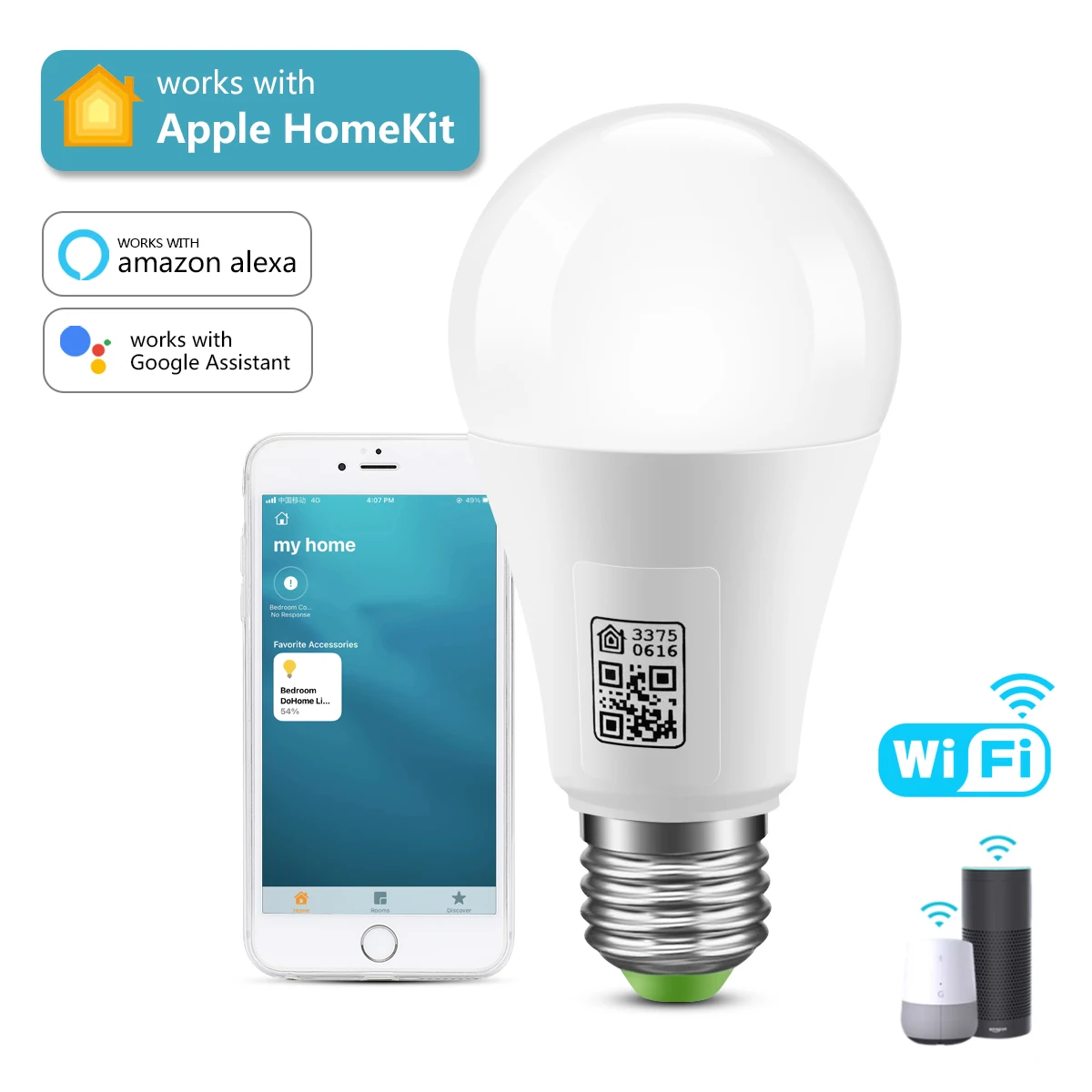 9W RGB Apple Homekit WIFI Light LED lamp RGBW Bluetooth LED Bulb E27 Siri Voice Control Home Lighting Work With Homekit
9W RGB Apple Homekit WIFI Light LED lamp RGBW Bluetooth LED Bulb E27 Siri Voice Control Home Lighting Work With Homekit