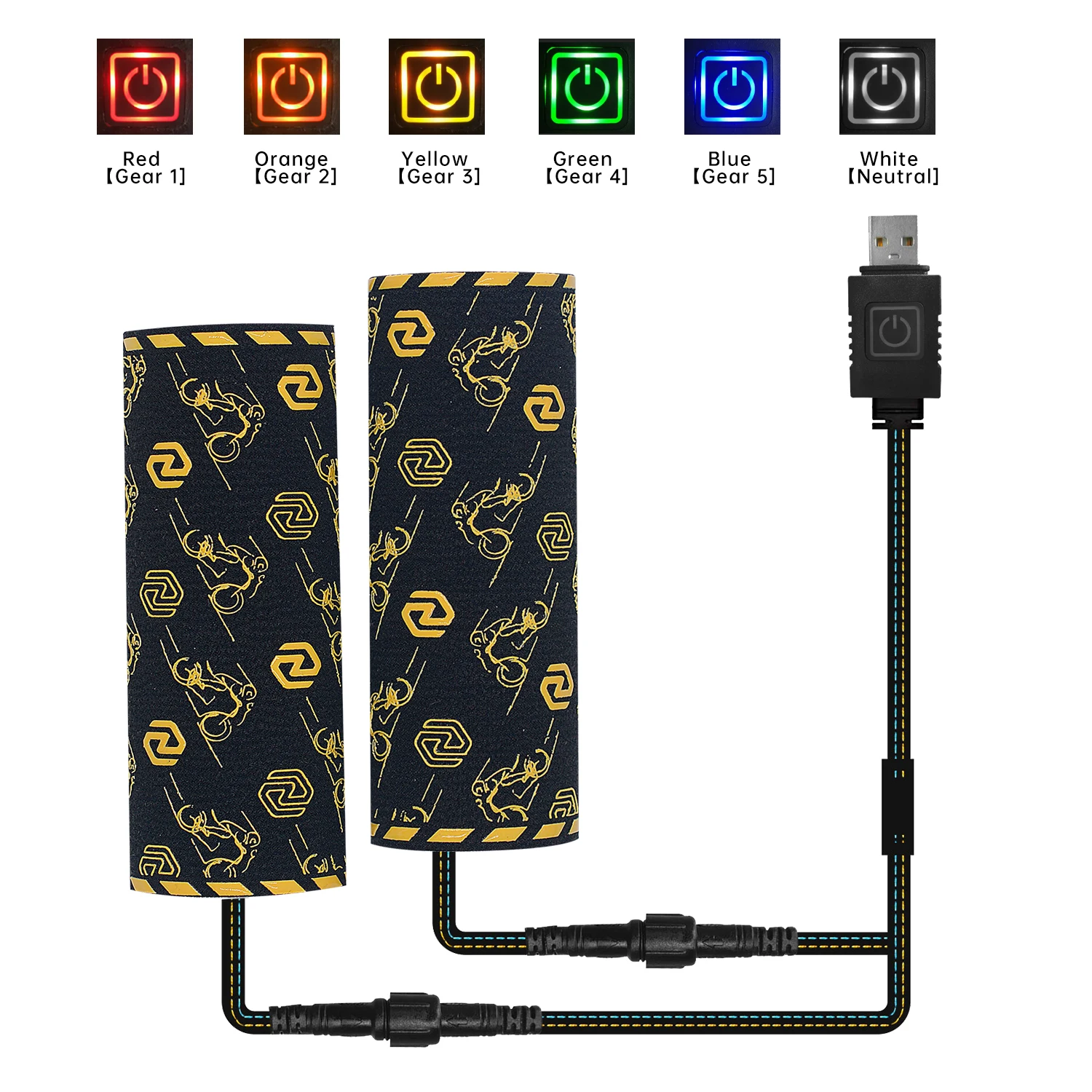 Водонепроницаемые подогреваемые чехлы на руль USB 5В для мотоцикла с функцией памяти, аксессуары для мотоциклов
Водонепроницаемые подогреваемые чехлы на руль USB 5В для мотоцикла с функцией памяти, аксессуары для мотоциклов